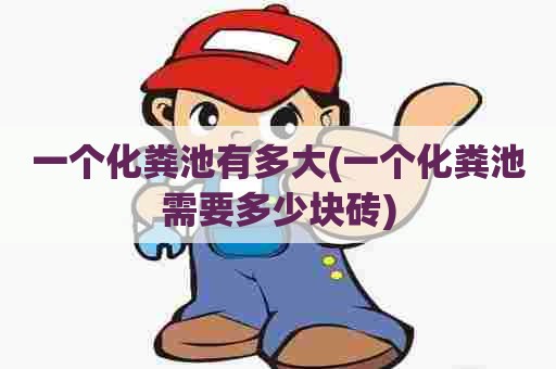 一个化粪池有多大(一个化粪池需要多少块砖)