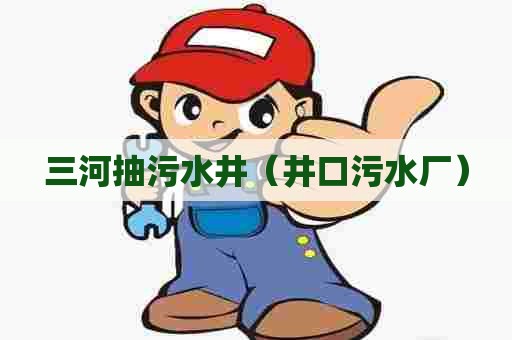 三河抽污水井（井口污水厂）