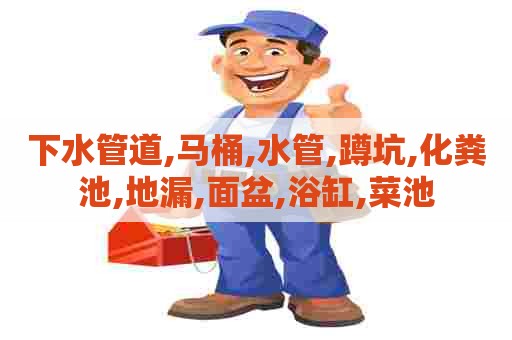 下水管道,马桶,水管,蹲坑,化粪池,地漏,面盆,浴缸,菜池 下水管道,马桶,水管,蹲坑,化粪池,地漏,面盆,浴缸,菜池