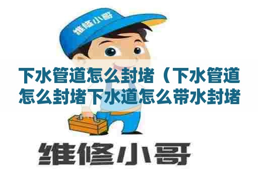 下水管道怎么封堵（下水管道怎么封堵下水道怎么带水封堵）