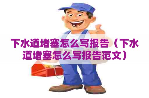 下水道堵塞怎么写报告（下水道堵塞怎么写报告范文）