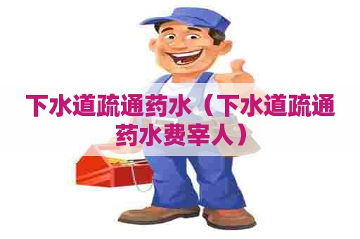下水道疏通药水（下水道疏通药水费宰人）