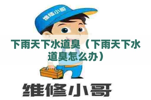 下雨天下水道臭（下雨天下水道臭怎么办）