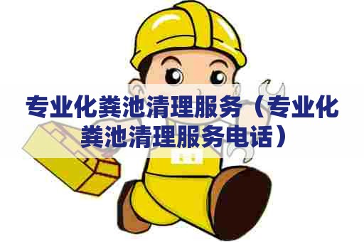 专业化粪池清理服务（专业化粪池清理服务电话）