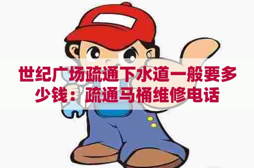 世纪广场疏通下水道一般要多少钱:疏通马桶维修电话 世纪广场疏通下水道一般要多少钱:疏通马桶维修电话