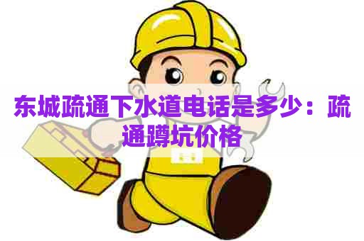 东城疏通下水道电话是多少:疏通蹲坑价格 东城疏通下水道电话是多少:疏通蹲坑价格