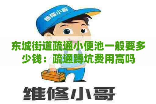 东城街道疏通小便池一般要多少钱：疏通蹲坑费用高吗