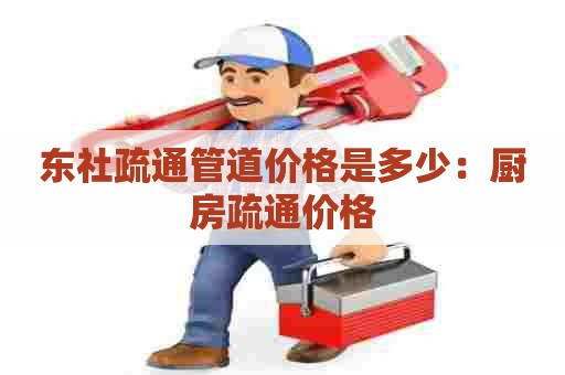 东社疏通管道价格是多少：厨房疏通价格