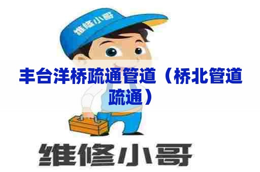 丰台洋桥疏通管道（桥北管道疏通）