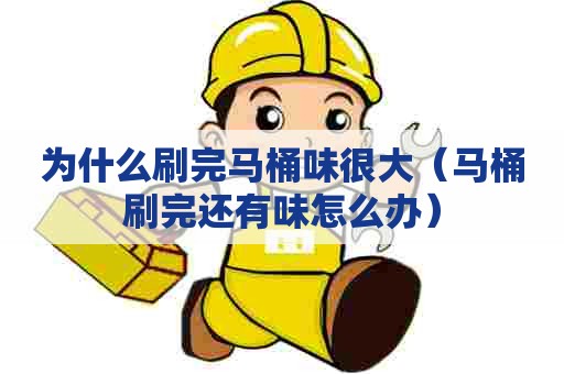 为什么刷完马桶味很大（马桶刷完还有味怎么办）