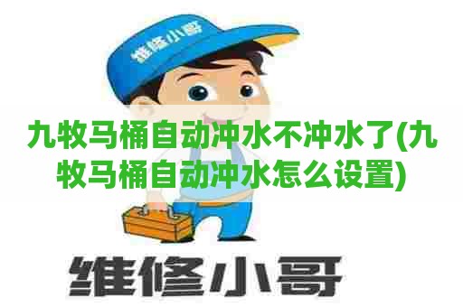 九牧马桶自动冲水不冲水了(九牧马桶自动冲水怎么设置) 九牧马桶自动冲水不冲水了(九牧马桶自动冲水怎么设置)