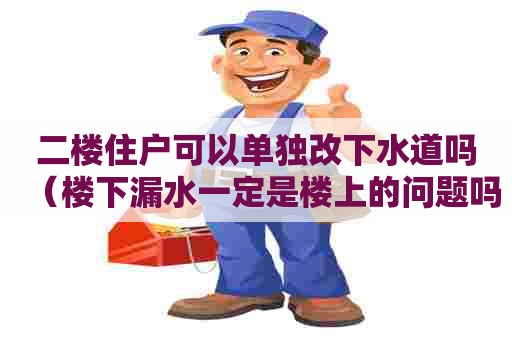 二楼住户可以单独改下水道吗（楼下漏水一定是楼上的问题吗）