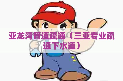 亚龙湾管道疏通（三亚专业疏通下水道）