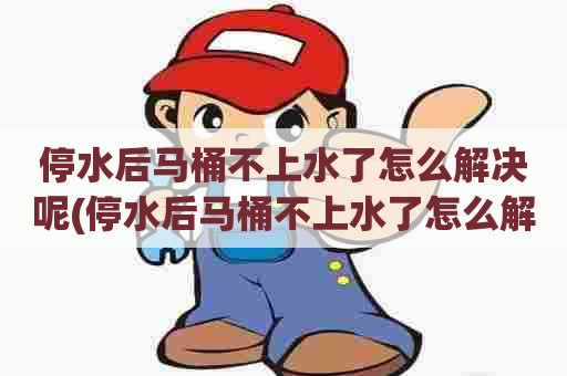 停水后马桶不上水了怎么解决呢(停水后马桶不上水了怎么解决问题)