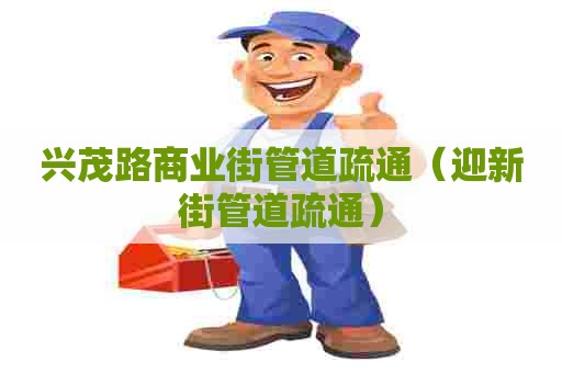 兴茂路商业街管道疏通（迎新街管道疏通）