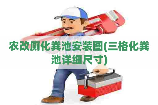 农改厕化粪池安装图(三格化粪池详细尺寸) 农改厕化粪池安装图(三格化粪池详细尺寸)