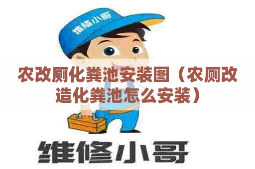 农改厕化粪池安装图（农厕改造化粪池怎么安装）