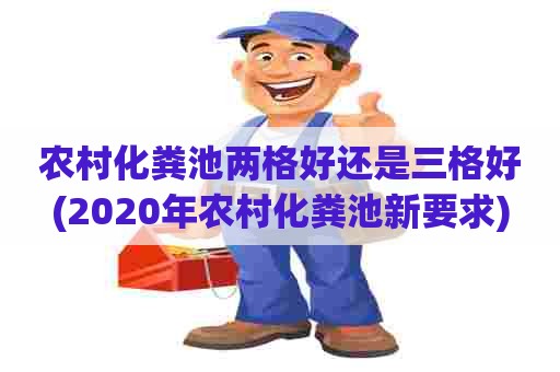 农村化粪池两格好还是三格好(2020年农村化粪池新要求)