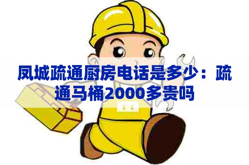凤城疏通厨房电话是多少:疏通马桶2000多贵吗 凤城疏通厨房电话是多少:疏通马桶2000多贵吗