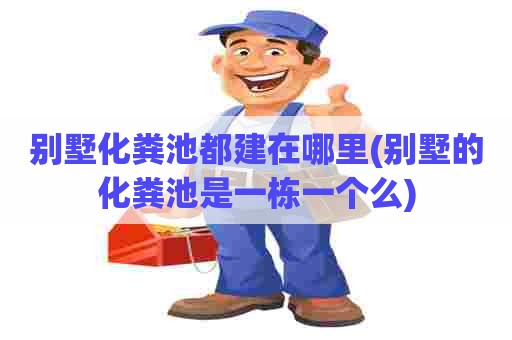 别墅化粪池都建在哪里(别墅的化粪池是一栋一个么)