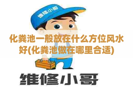 化粪池一般放在什么方位风水好(化粪池做在哪里合适) 化粪池一般放在什么方位风水好(化粪池做在哪里合适)