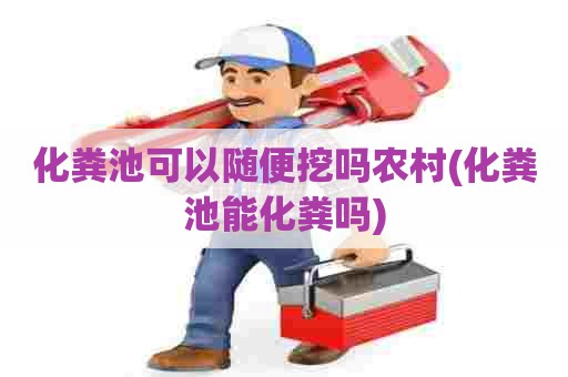 化粪池可以随便挖吗农村(化粪池能化粪吗)