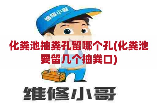 化粪池抽粪孔留哪个孔(化粪池要留几个抽粪口)