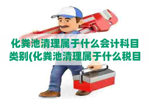 化粪池清理属于什么会计科目类别(化粪池清理属于什么税目服务)