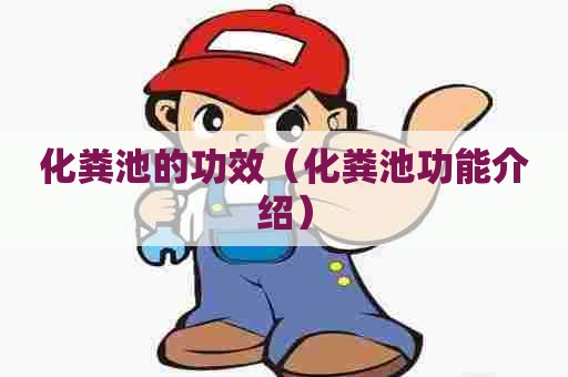 化粪池的功效（化粪池功能介绍）