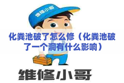 化粪池破了怎么修(化粪池破了一个洞有什么影响) 化粪池破了怎么修(化粪池破了一个洞有什么影响)