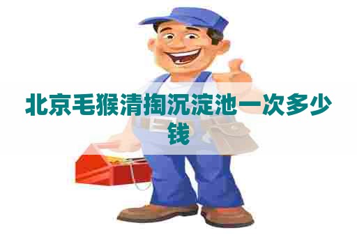 北京毛猴清掏沉淀池一次多少钱