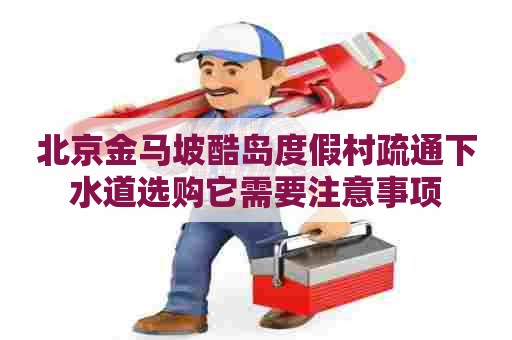 北京金马坡酷岛度假村疏通下水道选购它需要注意事项 北京金马坡酷岛度假村疏通下水道选购它需要注意事项