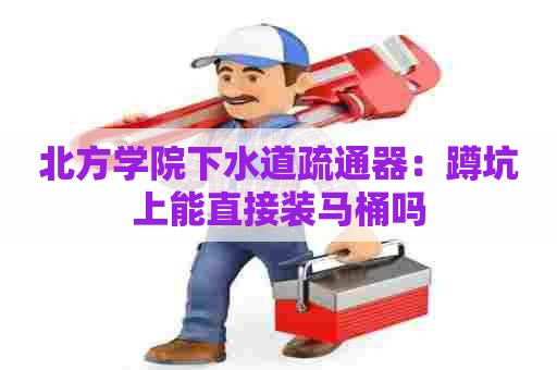 北方学院下水道疏通器:蹲坑上能直接装马桶吗 北方学院下水道疏通器:蹲坑上能直接装马桶吗