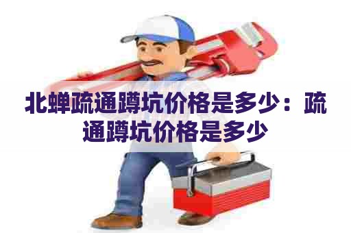 北蝉疏通蹲坑价格是多少:疏通蹲坑价格是多少 北蝉疏通蹲坑价格是多少:疏通蹲坑价格是多少