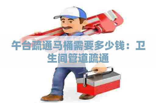 午台疏通马桶需要多少钱:卫生间管道疏通 午台疏通马桶需要多少钱:卫生间管道疏通