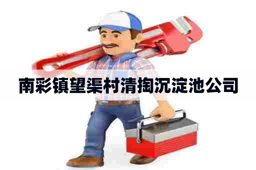 南彩镇望渠村清掏沉淀池公司