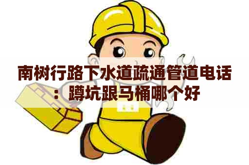 南树行路下水道疏通管道电话:蹲坑跟马桶哪个好 南树行路下水道疏通管道电话:蹲坑跟马桶哪个好