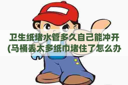 卫生纸堵水管多久自己能冲开(马桶丢太多纸巾堵住了怎么办)