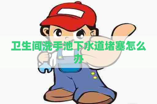 卫生间洗手池下水道堵塞怎么办