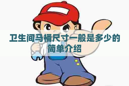 卫生间马桶尺寸一般是多少的简单介绍