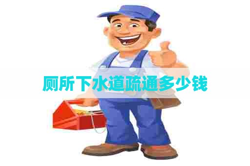 厕所下水道疏通多少钱