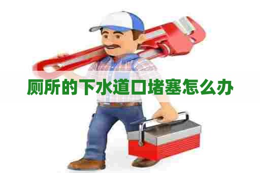 厕所的下水道口堵塞怎么办
