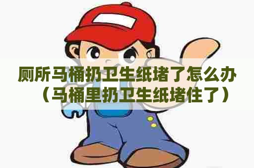 厕所马桶扔卫生纸堵了怎么办（马桶里扔卫生纸堵住了）