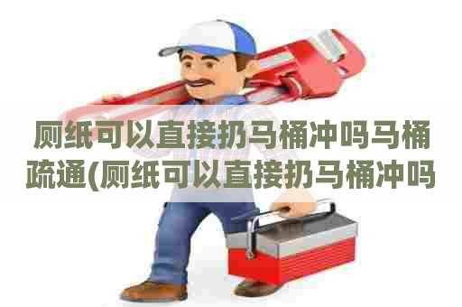 厕纸可以直接扔马桶冲吗马桶疏通(厕纸可以直接扔马桶冲吗妙招姐怎么说)