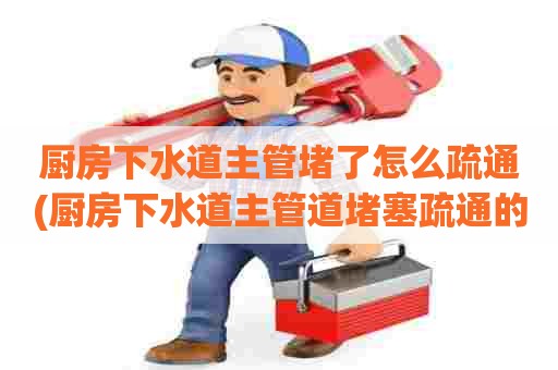 厨房下水道主管堵了怎么疏通(厨房下水道主管道堵塞疏通的最好办法)