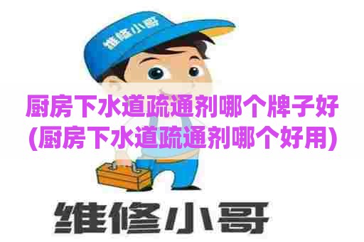 厨房下水道疏通剂哪个牌子好(厨房下水道疏通剂哪个好用)