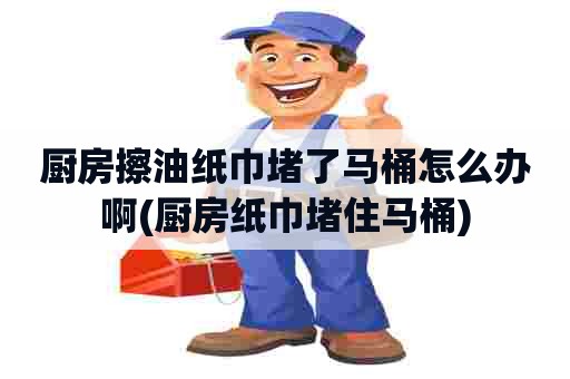 厨房擦油纸巾堵了马桶怎么办啊(厨房纸巾堵住马桶)