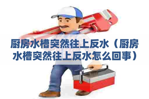 厨房水槽突然往上反水(厨房水槽突然往上反水怎么回事) 厨房水槽突然往上反水(厨房水槽突然往上反水怎么回事)