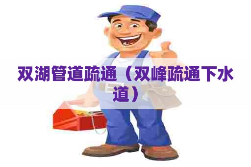 双湖管道疏通(双峰疏通下水道) 双湖管道疏通(双峰疏通下水道)
