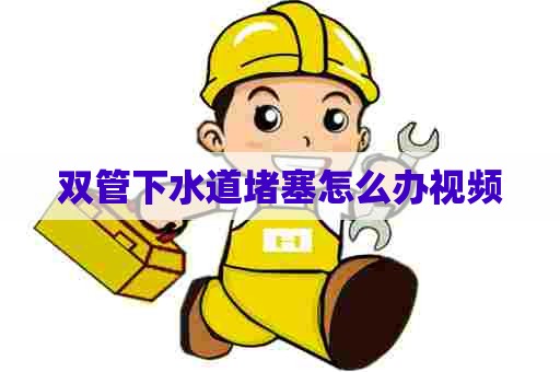 双管下水道堵塞怎么办视频